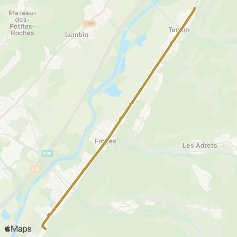 Tougo - Lignes scolaires 330 map