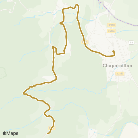 Tougo - Lignes scolaires 353 map