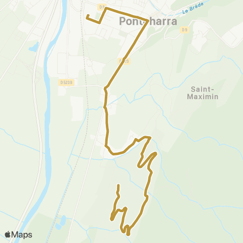 Tougo - Lignes scolaires 354 map