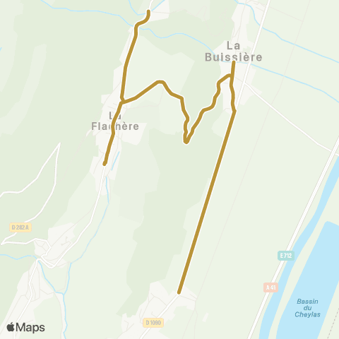 Tougo - Lignes scolaires 351 map