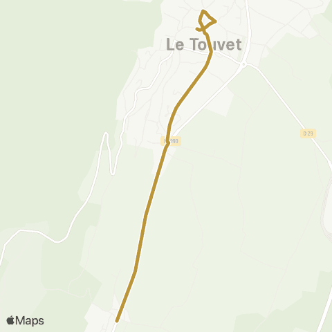 Tougo - Lignes scolaires 333 map