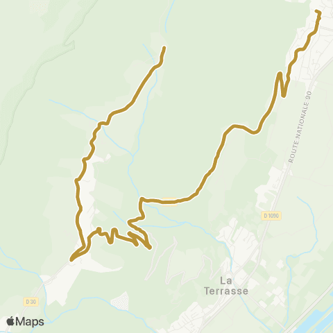 Tougo - Lignes scolaires 336 map