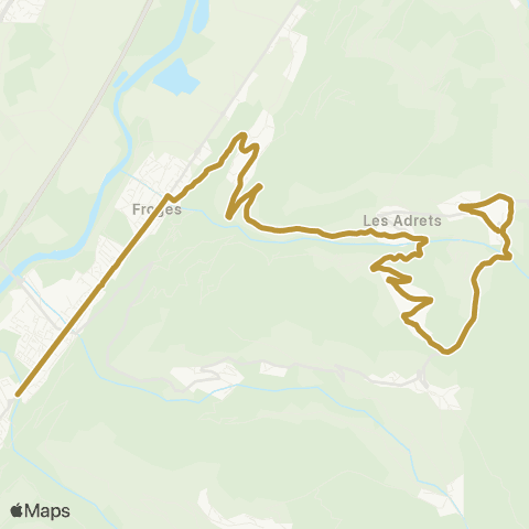 Tougo - Lignes scolaires 325 map