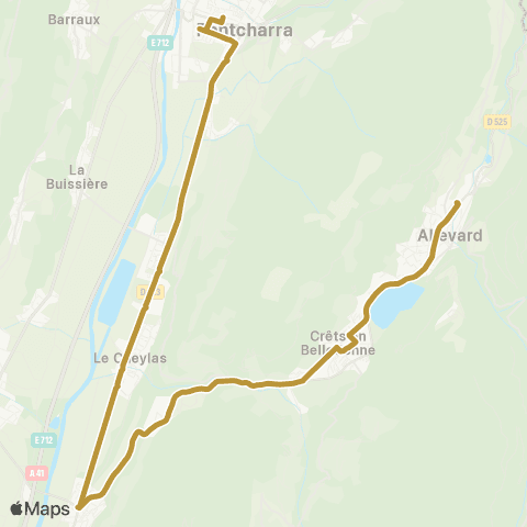 Tougo - Lignes scolaires 370 map