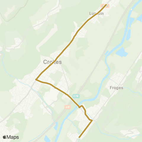 Tougo - Lignes scolaires 327 map