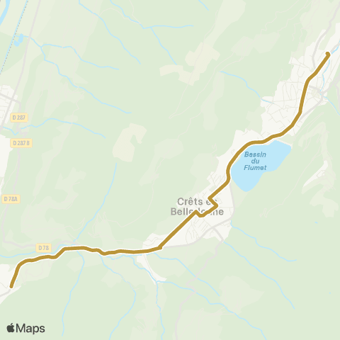 Tougo - Lignes scolaires 361 map