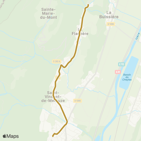 Tougo - Lignes scolaires 335 map