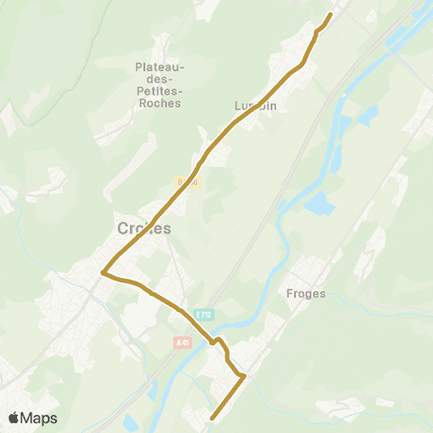 Tougo - Lignes scolaires 380 map