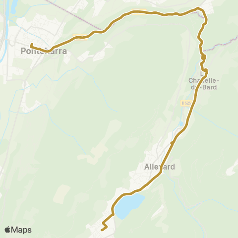 Tougo - Lignes scolaires 368 map