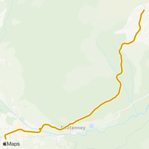Transports Publics du Chablais Aigle - Leysin-Grand-Hôtel map