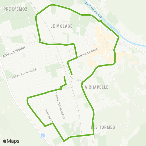 Transports Publics du Chablais Aigle, Gare - Aigle, Gare map