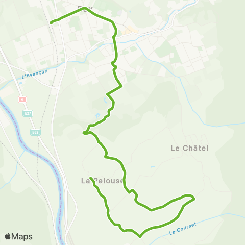 Transports Publics du Chablais Bex, Le Châtel - Bex, Place De La Gare map