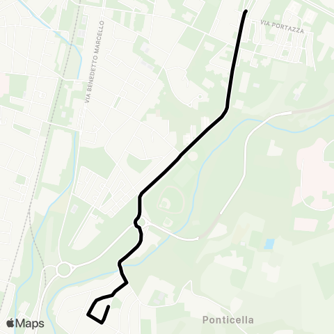 Tper BO Mazzini Firenze - Ponticella map
