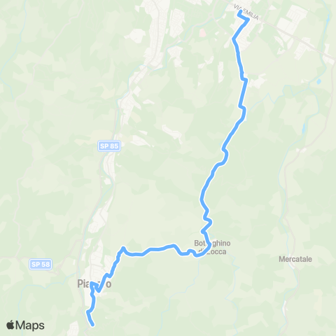 Tper BO San Lazzaro di Savena - Farneto - Lago dei Castori - (Pianoro) map