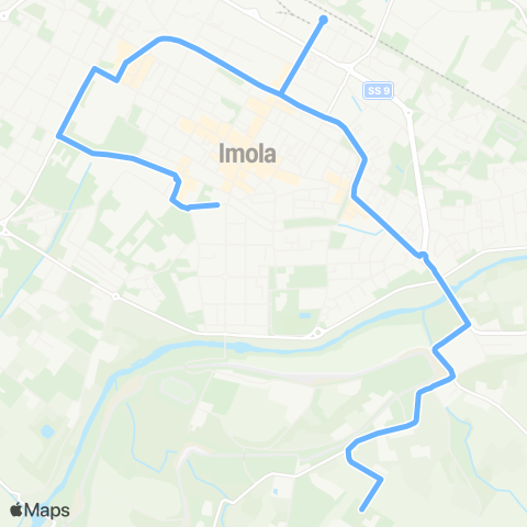 Tper BO Imola Autostazione / Stazione / Carducci - Istituto Agrario Scarabelli map