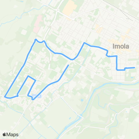 Tper BO Imola Pedagna - Sante Zennaro - Zona Scolastica map