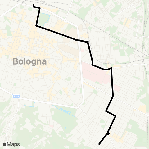 Tper BO Istituto Arcangeli - Palagi - Zanolini - Stazione Centrale map