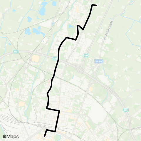 Tper BO Istituto Aldini / Istituto Serpieri - Stazione Centrale / Autostazione map
