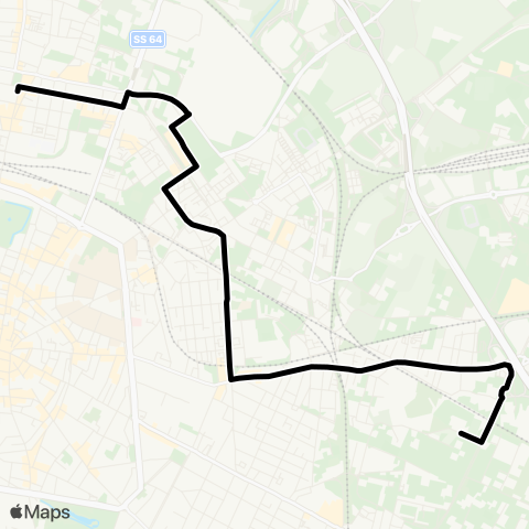 Tper BO Istituto Manfredi Tanari - Massarenti - San Donato - Piazza dell'Unita map