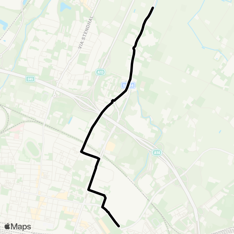 Tper BO Aldo Moro - Fiera - Dozza - Case Nuove map