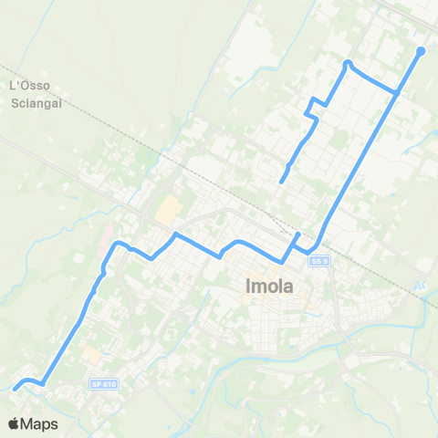 Tper BO Pedagna - Ospedale Nuovo - Stazione F.S. - Selice - Zona Industriale - Primo Maggio map