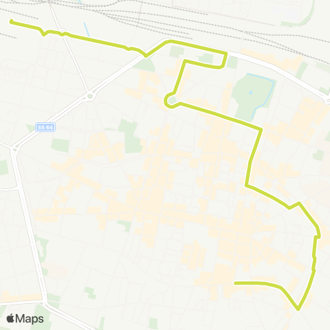 Tper BO Circolare_Piazza Minghetti - Stazione Centrale - Parcheggio Tanari map