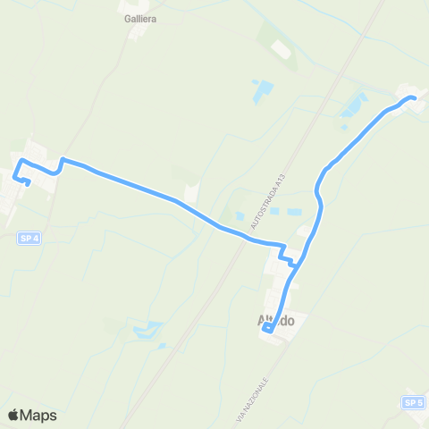 Tper BO Prontobus (Malalbergo) - Altedo - San Pietro in Casale map