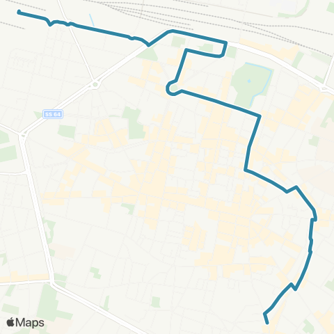 Tper BO Circolare_Cestello - Stazione Centrale - Parcheggio Tanari map