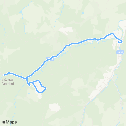 Tper BO Ponte Rivabella - Sartorano - Loghetti map