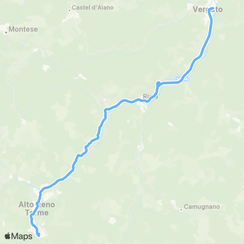 Tper BO Porretta Terme - Riola - Vergato - (Marzabotto) map