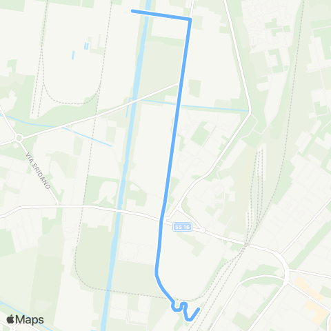 Tper FE Servizi Montesud map