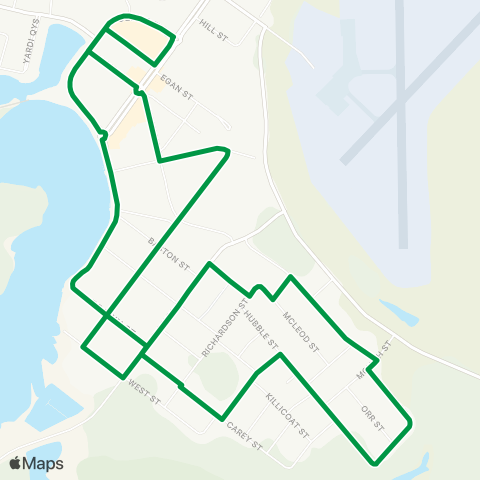 TransCarnarvon Carnarvon - South Carnavon map