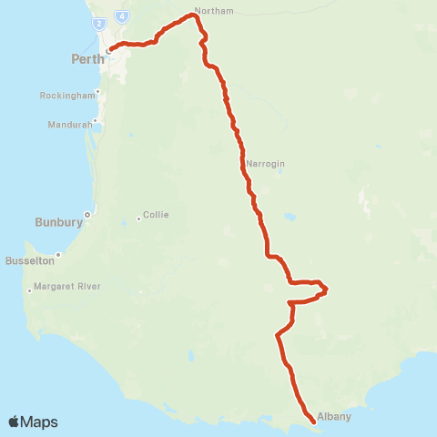 Transwa  map