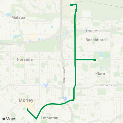Transperth  map