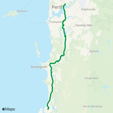 Transperth  map