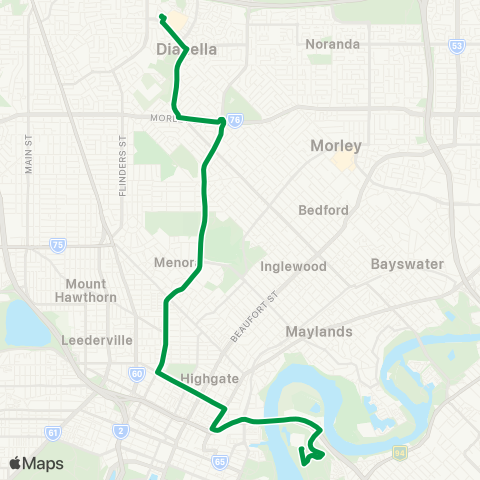 Transperth  map