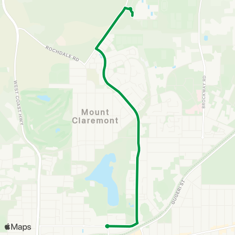 Transperth Curtin U - S Perth: used for Australia Day Skyshow map