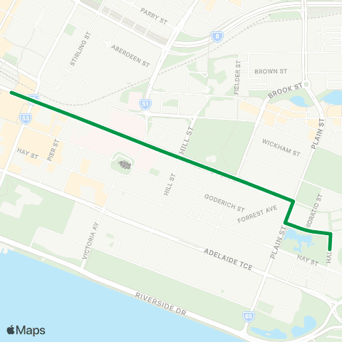 Transperth  map
