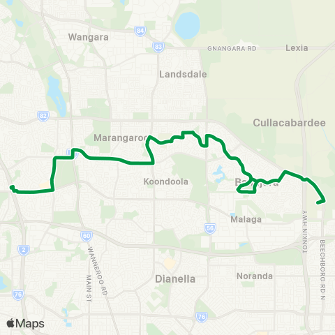 Transperth  map