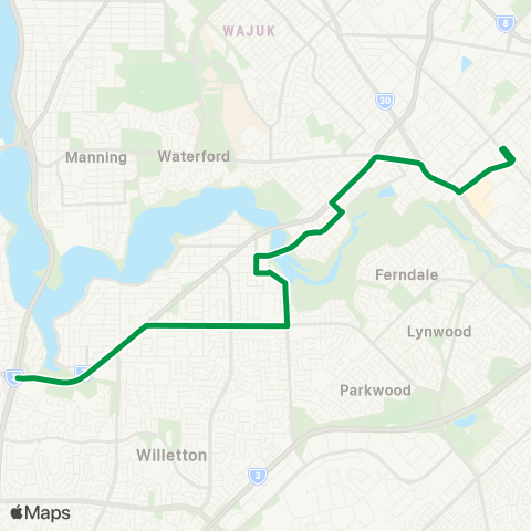 Transperth  map