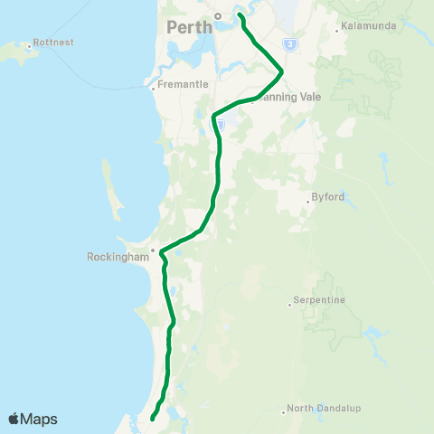 Transperth Stadium Special map