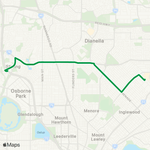 Transperth  map