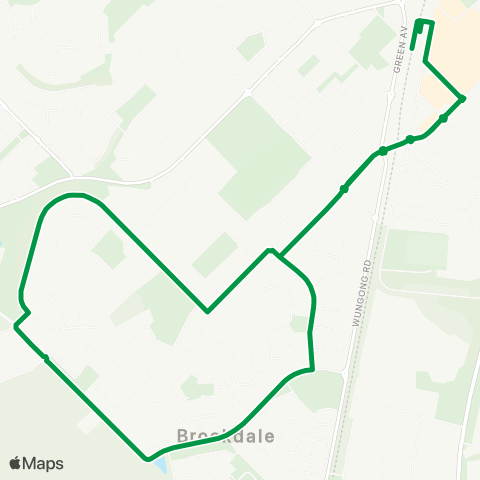 Transperth Armadale - Wungong map