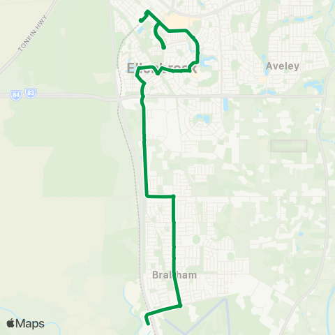Transperth Morley - Noranda map