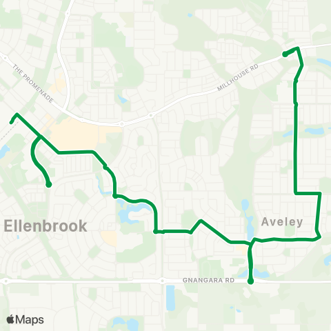 Transperth Morley - Noranda map
