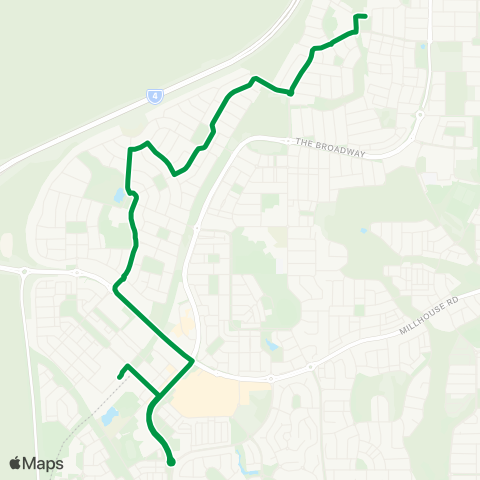 Transperth Morley - Beechboro map