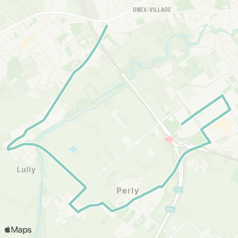 tpg - Transports publics genevois Plan-les-Ouates, ZIPLO - Confignon, croisée map