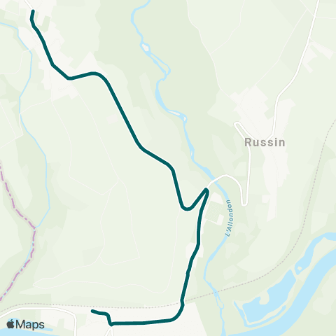 tpg - Transports publics genevois La Plaine, gare - Dardagny, château map