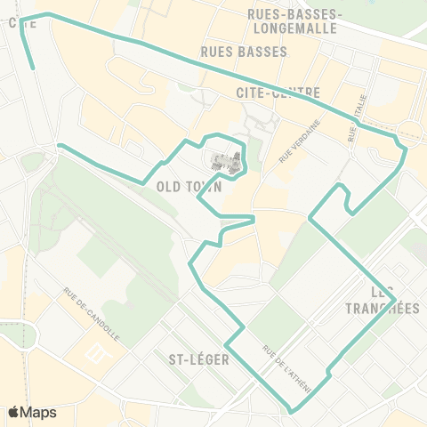 tpg - Transports publics genevois Genève, Pl. de Neuve - Genève, Pl. de Neuve map