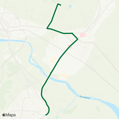 Transport Public Local Cartier La Stejari - Orizont map